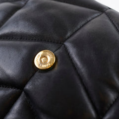 Saint Laurent Small Lou Puffer Black Lambskin