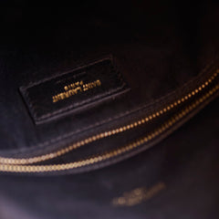 Saint Laurent Small Lou Puffer Black Lambskin