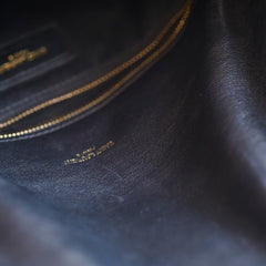 Saint Laurent Small Lou Puffer Black Lambskin