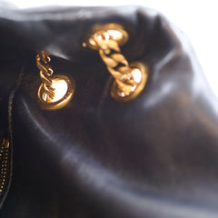 Saint Laurent Small Lou Puffer Black Lambskin