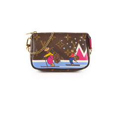 Louis Vuitton Xmas Animation Mini Pochette Bears