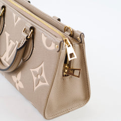 Louis Vuitton East West On The Go Dove/Cream