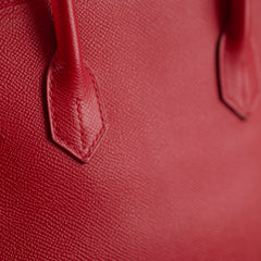 Hermès Birkin 30 Rouge Cassaque Epsom P Square Stamp