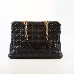 Dior Large Black Cannage Tote