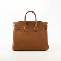 Hermes Birkin 25 Gold with GHW C Stamp