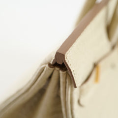 Hermes Birkin 25 Beton Alligator Matte B Stamp