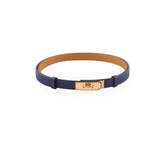 Hermes Kelly Belt Epsom Blue Saphire