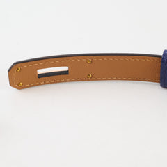 Hermes Kelly Belt Epsom Blue Saphire