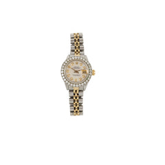 Rolex Datejust Mother of Pearl 26mm Two Toned Watch