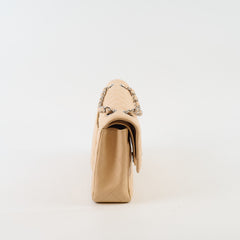 Chanel Classic Flap M/L Beige Caviar SHW
