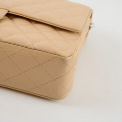 Chanel Classic Flap M/L Beige Caviar SHW