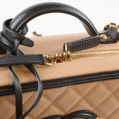 Chanel Filigree Black Beige