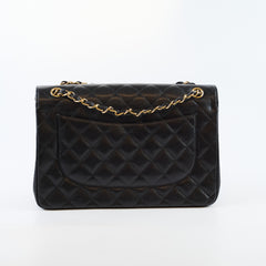 Chanel Double Flap Jumbo Black Caviar GHW (24 Series)
