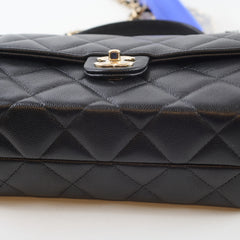Chanel Retro Twist Black Caviar Microchip