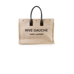Saint Laurent Saint Laurent Rive Gauche Canvas tote Ivory