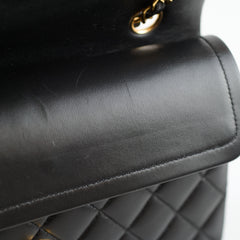 Chanel Small Double Classic Flap Lambskin Black
