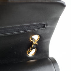 Chanel Small Double Classic Flap Lambskin Black