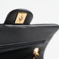 Chanel Small Double Classic Flap Lambskin Black