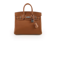 Hermes Birkin 25 Gold Togo PHW K Stamp