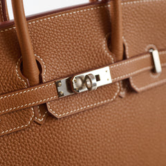 Hermes Birkin 25 Gold Togo PHW