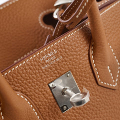 Hermes Birkin 25 Gold Togo PHW K Stamp