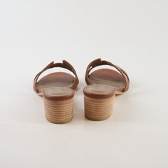 Hermes Gold Oasis Sandals Shoes Size 35