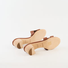 Hermes Gold Oasis Sandals Shoes Size 35