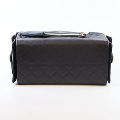 Chanel 25 Caviar Medium Black Microchip