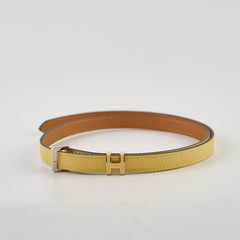Hermes Pop H Belt Yellow Size 75