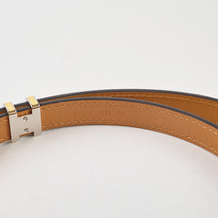 Hermes Pop H Belt Yellow Size 75