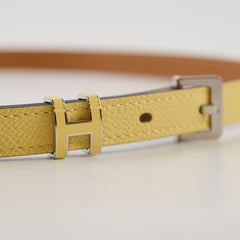 Hermes Pop H Belt Yellow Size 75
