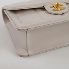 Chanel Mini  Chocolate Bar Flap Calfskin Microchipped