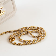 Chanel Mini  Chocolate Bar Flap Calfskin Microchipped