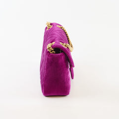 Gucci Marmont Purple Velvet Medium