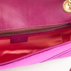 Gucci Marmont Purple Velvet Medium