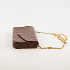 Louis Vuitton Pochette Felicie Damier Ebene 9.3/10
