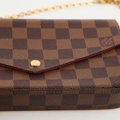 Louis Vuitton Pochette Felicie Damier Ebene 9.3/10