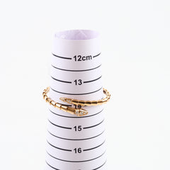 Bvlgari Serpenti Viper Bracelet 18k Rose Gold with Diamonds Size S