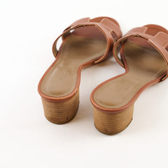 Hermes Oasis Sandals Gold Size 35