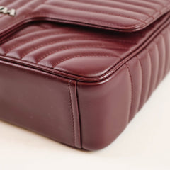 Prada Diagramme Burgundy