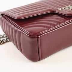 Prada Diagramme Burgundy