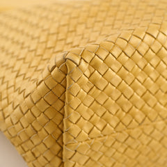 Bottega Veneta Large Intrecciato Cabat Yellow