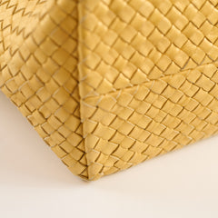 Bottega Veneta Large Intrecciato Cabat Yellow
