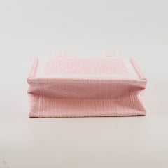 Christian Dior Dioramour Small Book Tote Pink Medaillon