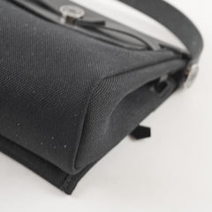 Hermes Mini Herbag Black 20 Laque K Stamp