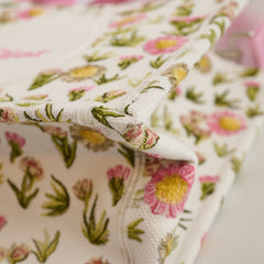 Christian Dior Small Book Tote Flowers Pink