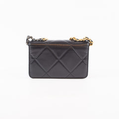 Chanel 19 WOC Shiny Lambskin Black