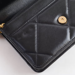 Chanel 19 WOC Shiny Lambskin Black