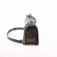 Chanel Boy Large Quilted Caviar Black