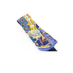 Hermes twilly explosion Universelle Silk Twilly Blue  - C circle Stamp